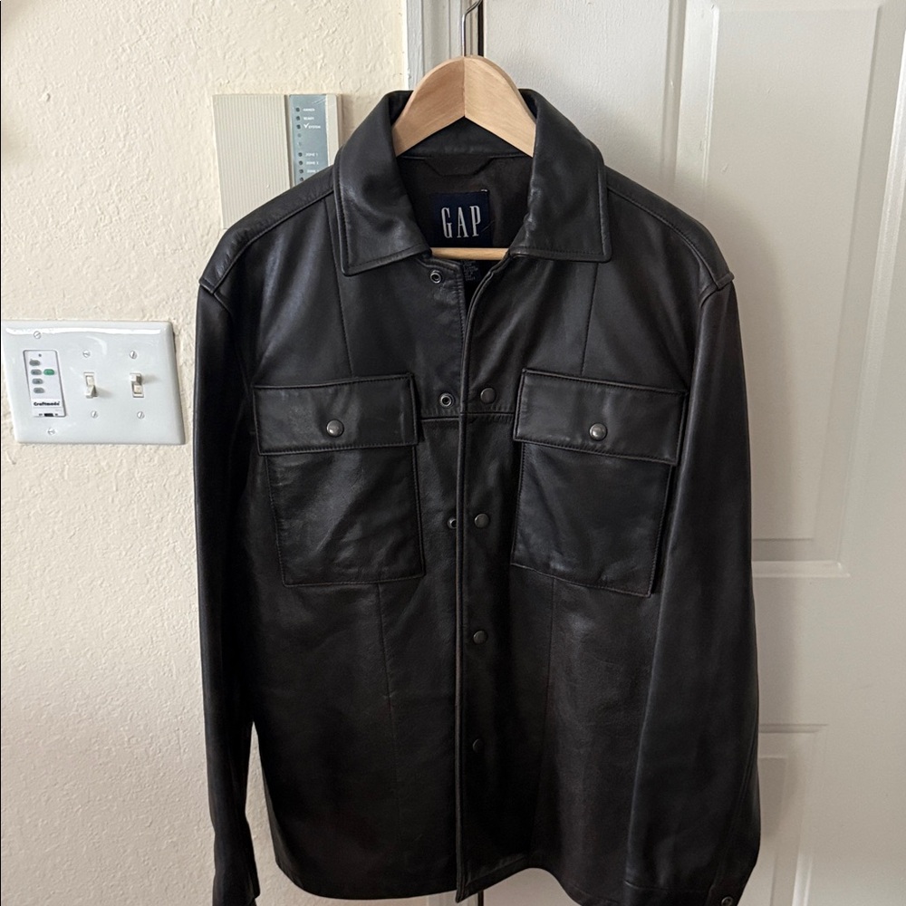 GAP Men's Dark Shirt Jacket